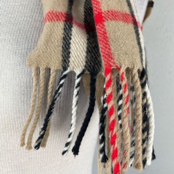 James Pringle Weavers Scottish Tartan Plaid Wool Scarf EUC - Picture 2 of 3